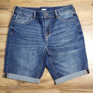 Women's Mid-Rise Bermuda Jean Short Old Navy 6